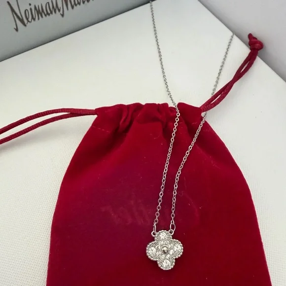 Magical Vintage Arpels Clover Necklace 18k